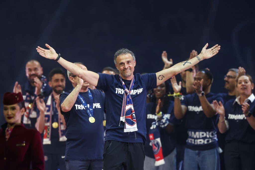 Jubilant PSG parade Champions League trophy in Paris