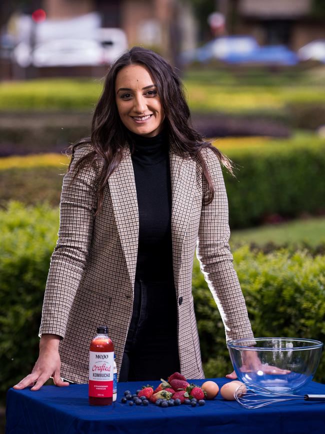 MasterChef Australia winner Larissa Takchi at Mascot Memorial Park. Picture: Flavio Brancaleone