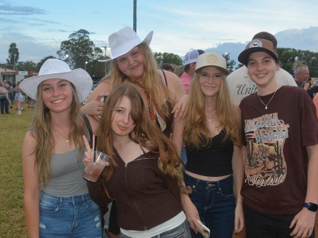 Isabelle, Kara, Emily, Amy and Jess at the Melon Rodeo