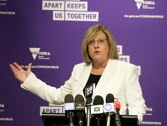 Police Minister Lisa Neville was “cranky’’ she found out Andrew Crisp had belatedly asked for the help of 850 ADF troops. Picture : NCA NewsWire / Ian Currie