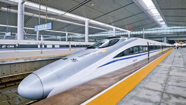 A High Speed Train in China.