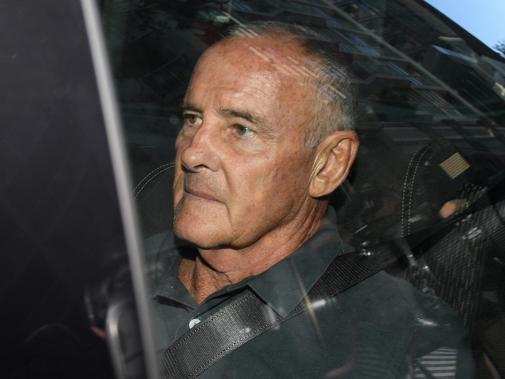 Chris Dawson was extradited from Queensland and charged in Sydney but will return to the Sunshine Coast on bail to await trial. Picture: Dan Himbrechts