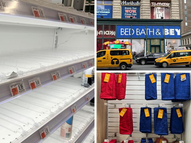 Bed Bath and Beyond store on Sixth Avenue, Chelsea, Manhattan on April 24 2023, after the retailer announced it would close all store. Picture: Benedict Brook/news.com.au