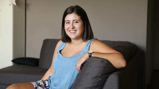 Maddi Ventura, 23, has worked in advertising but is trying to work out a new direction. Picture: Richard Dobson