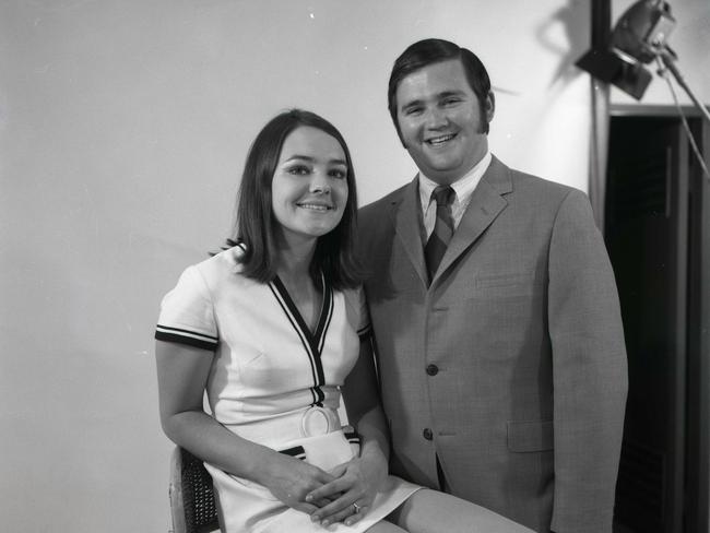 Marion Swann and Radio Star Billy J. Smith announced their engagement in October 1969. Picture: Bob Nicol