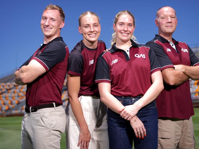 Athlete Awards - Athletes L to R, Korey Boddington, Gabi Palm, Alice Williams, Dusan Damjanovic, ahead of QAS Athlete Awards., QSAC, Kessels Rd, Nathan - on Thursday 14th of November 2024 - Photo Steve Pohlner