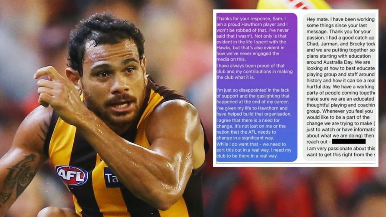 Cyril Rioli's text message exchange.