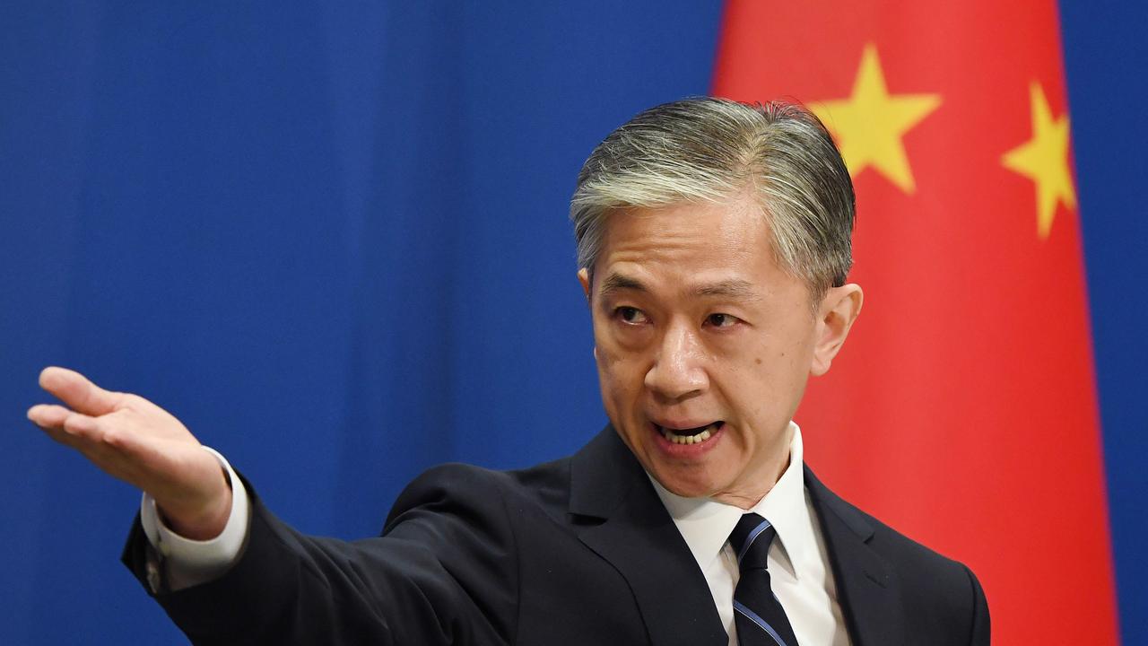 Mr Wang said China remained open to talks with Australia. Picure: Greg Baker/AFP