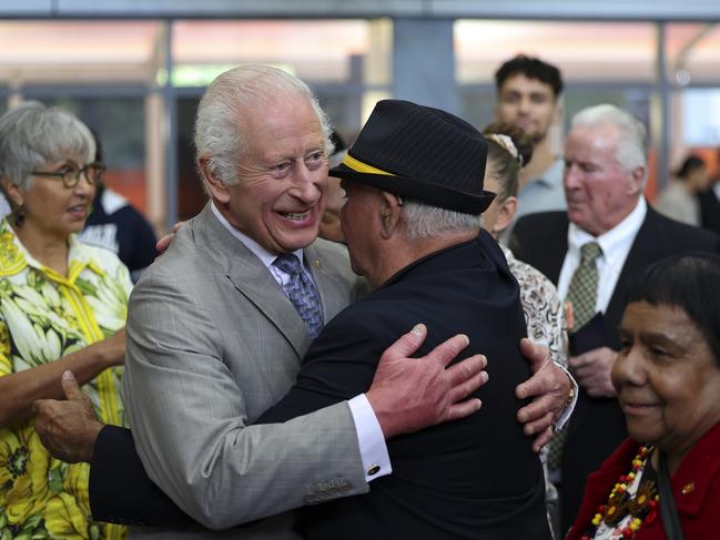 King Charles III visits the National Centre for Indigenous Excellence in Redfern. Picture: Toby Melville-Pool/Getty Images