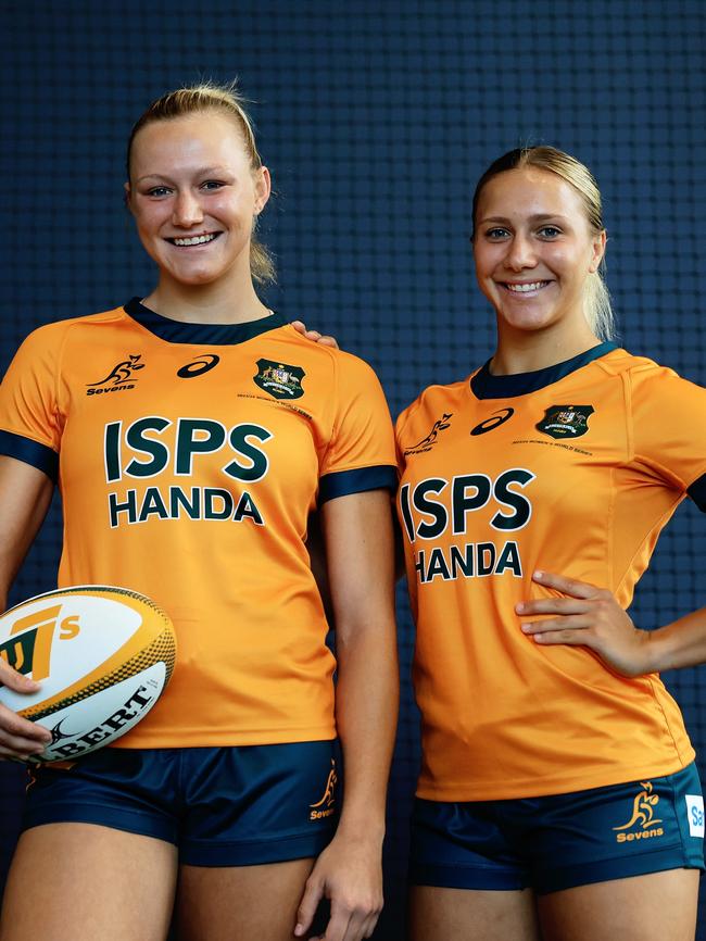 The Levi sisters are a crucial part of the Australian rugby team. Picture: Mark Evans/Getty Images