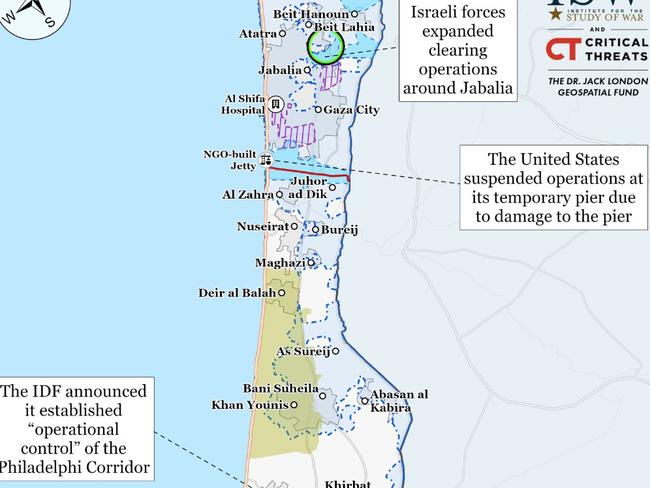 Israeli National Security Adviser Tzachi Hanegbi says that he expects fighting in the Gaza Strip to last for the remainder of 2024. Source: Institute for the Study of War