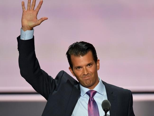 Donald Trump, Jr. has slammed the Mayor’s comments. Picture: AFP