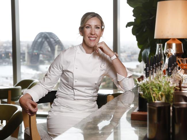 DAILY TELEGRAPH 1ST AUGUST 2024HOLD FOR KITCHEN CONFIDENTIALPictured is chef Clare Smyth at The Bar which has recently opened next to her restaurant Oncore by Clare Smyth. Clare is launching a new menu, which is a tasting menu of hero dishes but comes in a lot more affordable at $150pp.Picture: Richard Dobson