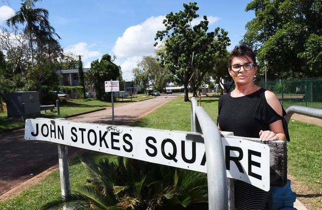 Kathy Zaf from Ally's Barbers shop in Nightcliff is confident the new police station will improve anti social behaviour. Picture: Katrina Bridgeford