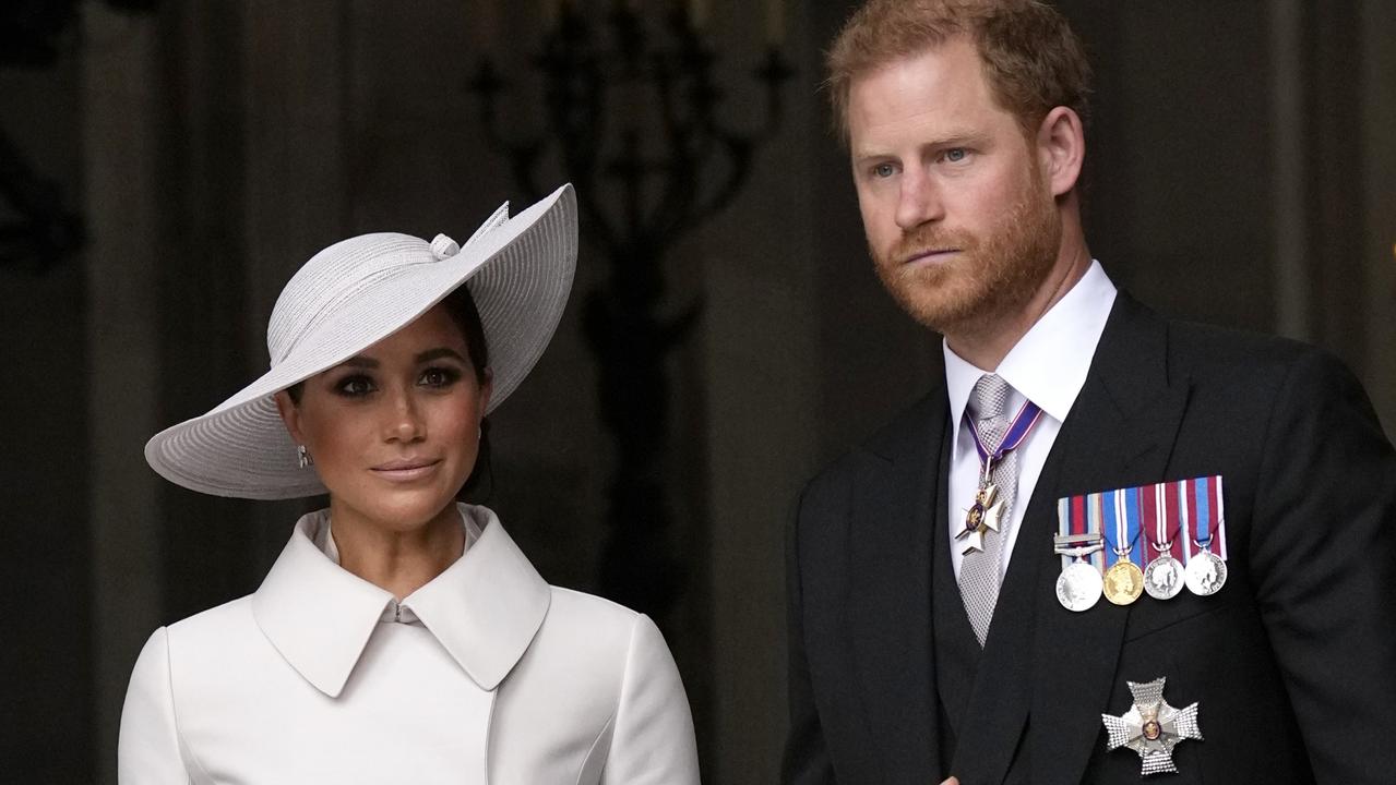 Valentine Low’s book is particularly scathing of Meghan. Picture: Getty Images.