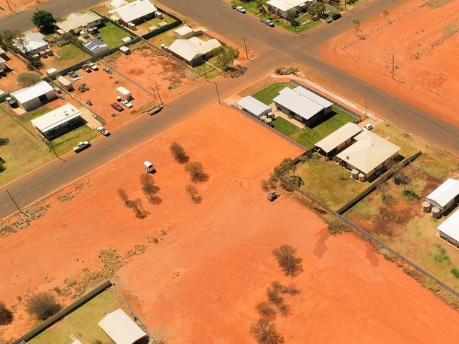 Blocks of land on offer in Quilpie as part of the council’s homeowner grant. Picture: Leon O'Neil