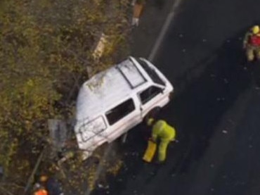 A woman has died and a teenager has been seriously injured in a multi-vehicle crash in Darnum. Picture: Supplied