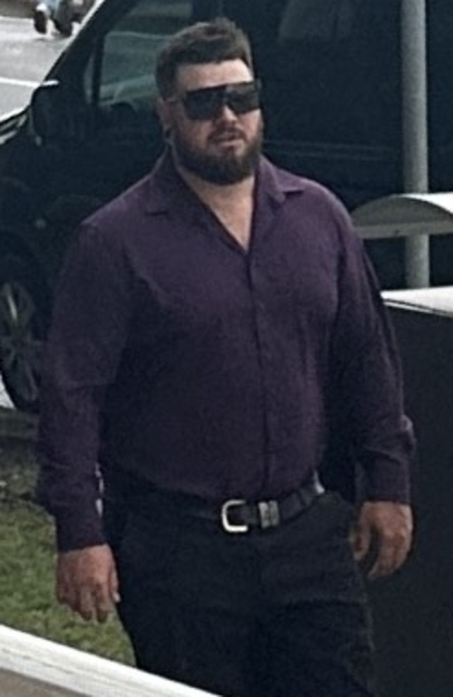 Loy outside court. Picture: Sam Turner