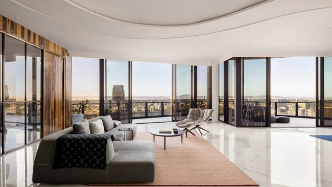 The interior of the $9m Abian penthouse. Supplied