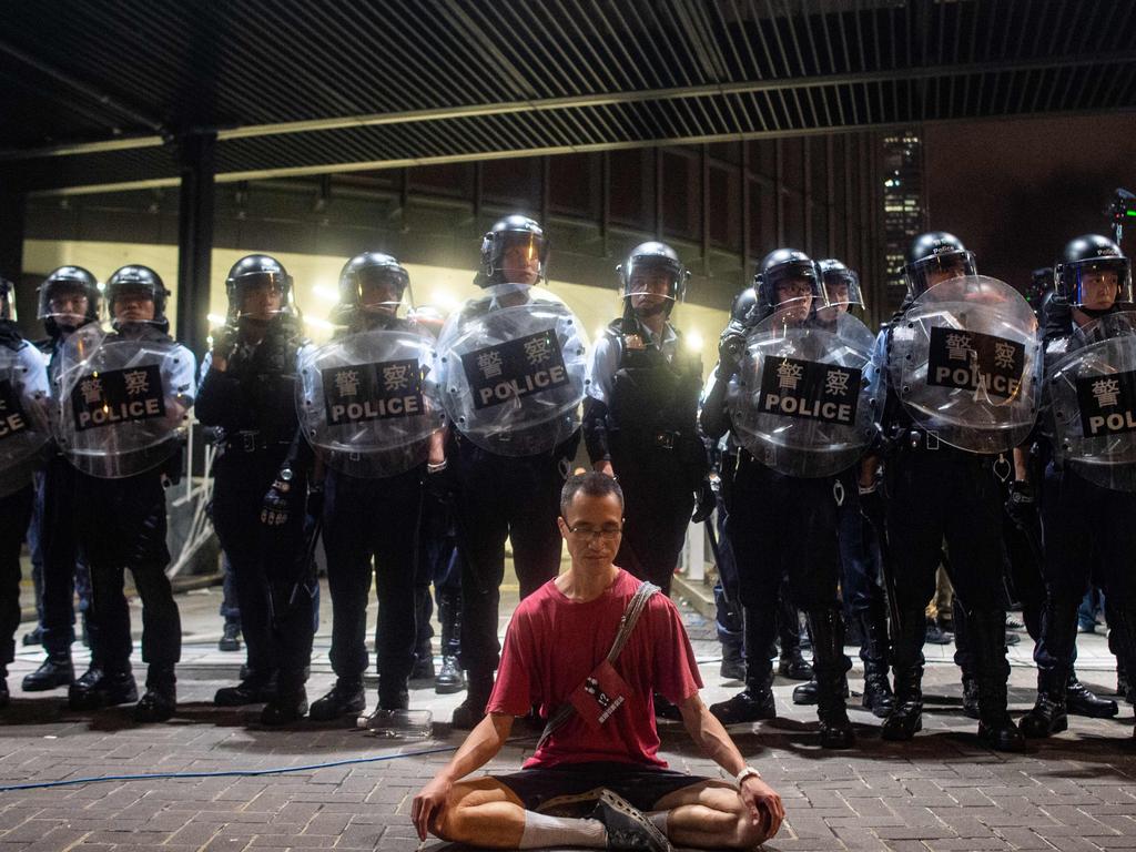 International supporters expressed concern that those extradited to China could face unfair trials, human rights abuses and no access to lawyers. Picture: Philip Fong / AFP