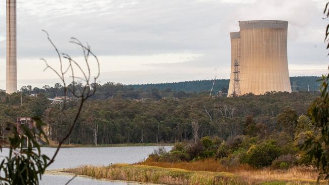 Tarong Power Station uses a nearby reservoir to provide water for cooling. Picture: David Martinelli