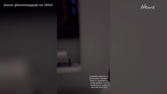 Passenger shares horror footage on-board Lufthansa Flight 469