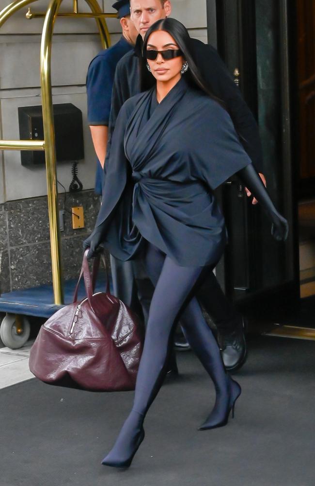 Kim Kardashian is seen walking in Midtown New York on October 5, 2021. Picture: Raymond Hall/GC Images