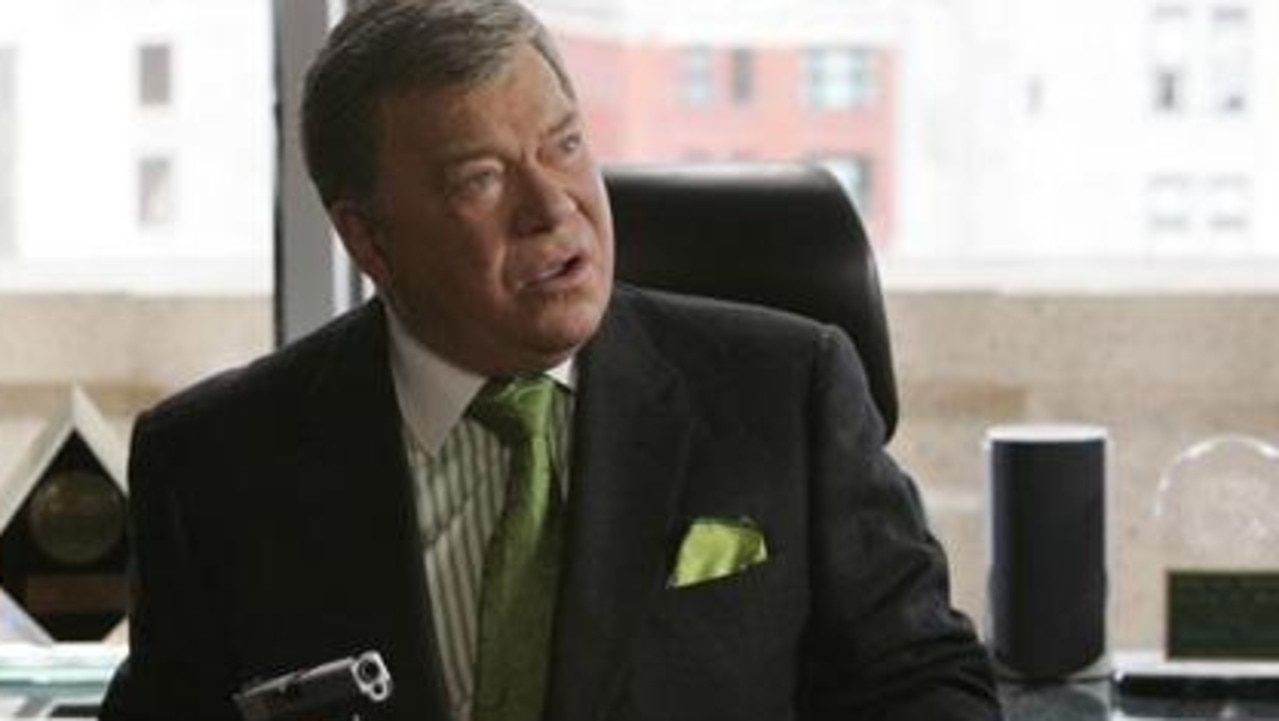 William Shatner in his Emmy-winning role as Denny Crane in Boston Legal.