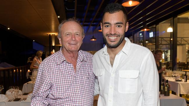 Harvey Norman chairman Gerry Harvey, left, with Sheikh Fahad Al-Thani.