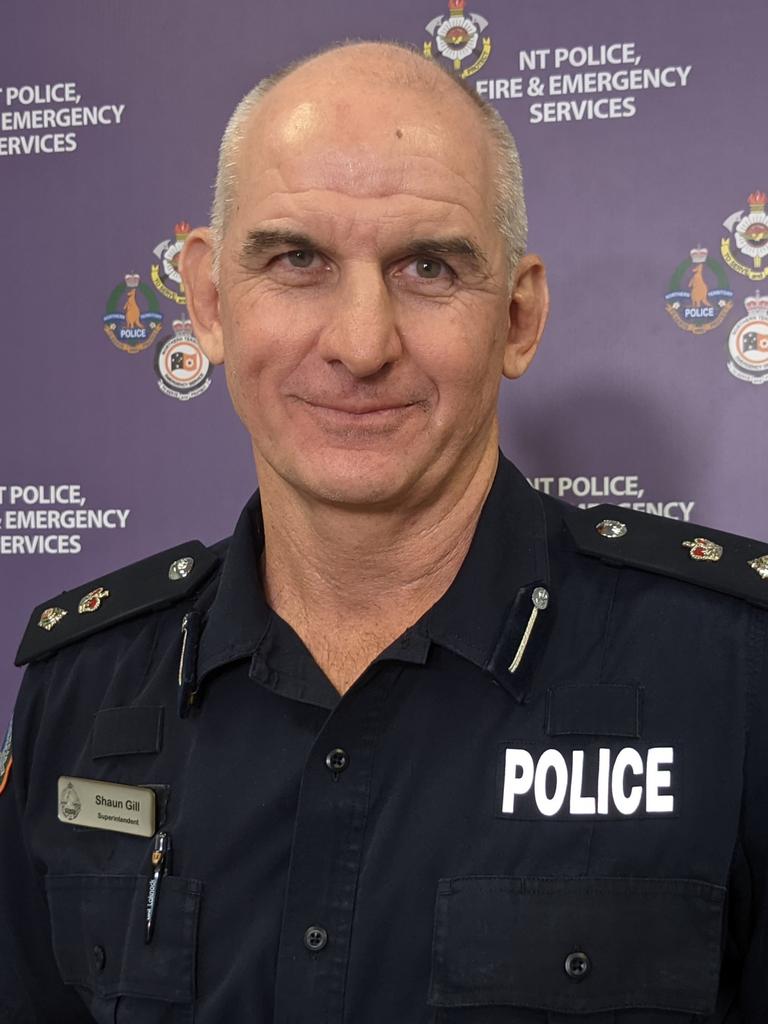 NT Police Territory Support Division superintendent Shaun Gill. Picture: Zizi Averill