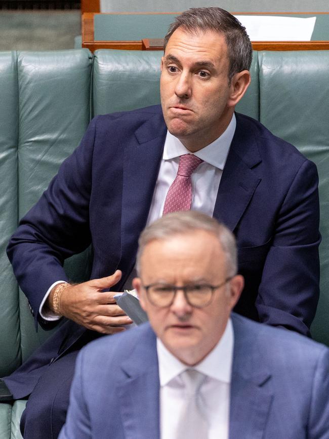 Jim Chalmers with Anthony Albanese.