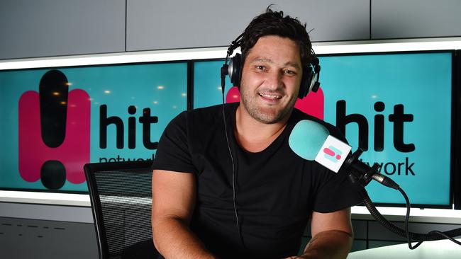 Former AFL star Brendan Fevola co-hosts FOX FM’s morning show. Picture: Josie Hayden