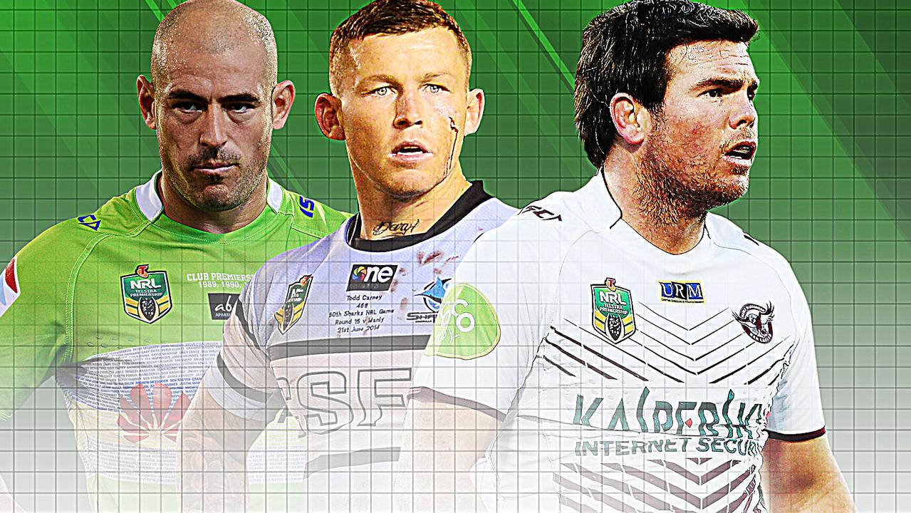 Terry Campese, Todd Carney and Jamie Lyon are all set to captain-coach country clubs in 2019.