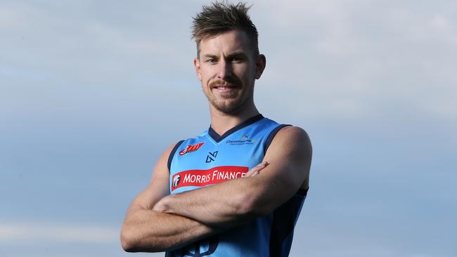 Former Sturt star Rory Taggert has been the South East’s top player in 2023. Picture: AAP/Emma Brasier