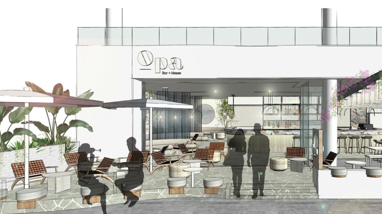 Artist's impression of the new Opa Bar and Mezze.