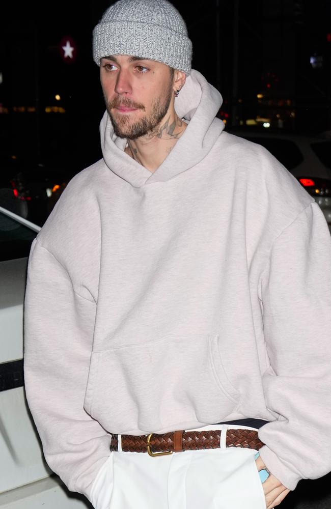 A rep for Justin Bieber, seen here in New York on February 2, has denied drug use allegations. Picture: XNY/Star Max/GC Images)