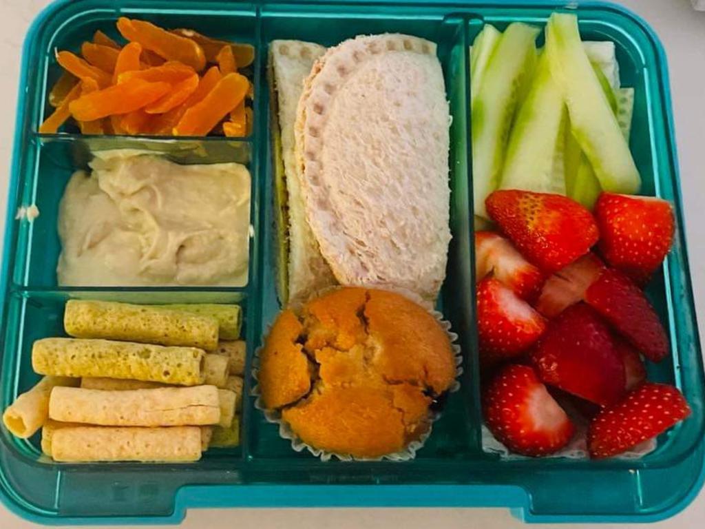 Louise Mucciarone says she loves using bento boxes to pack her son’s lunch. Picture: Supplied via NCA NewsWire