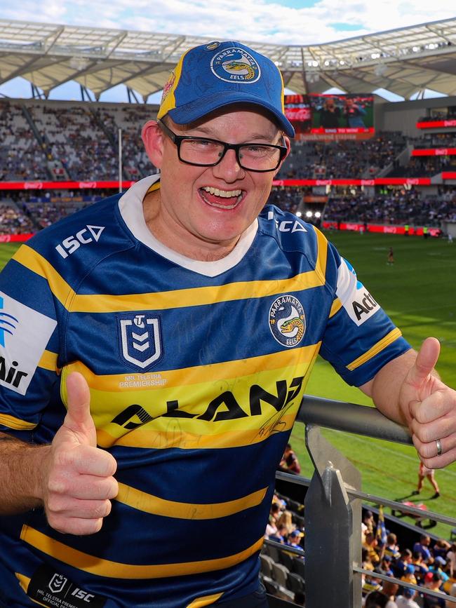 Bankwest Stadium fan ambasasador Troy Warner. Pic Emma Rothfield.