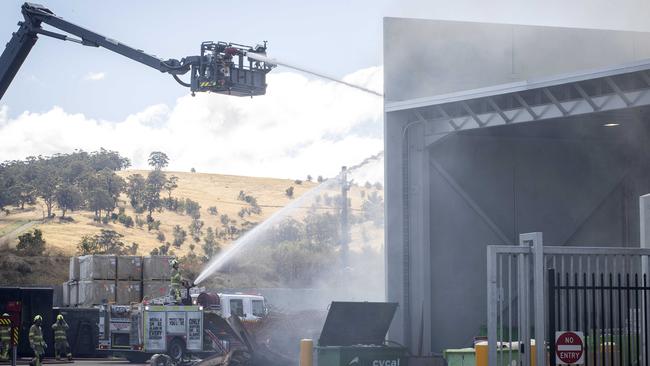 Fire incident at Crooked Billet Drive, Bridgewater. Picture: Chris Kidd