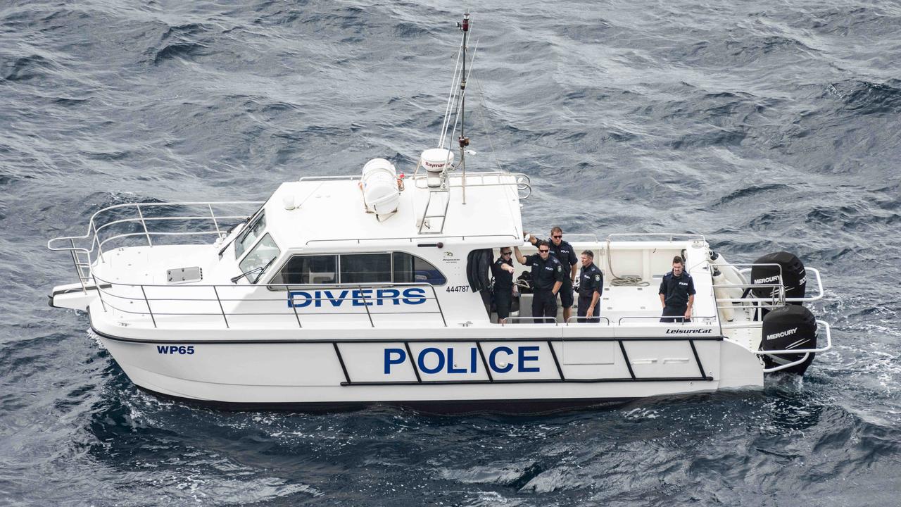 A multi-agency search for a man was launched in waters off Lake Macquarie. Picture: NewsWire / James Gourley