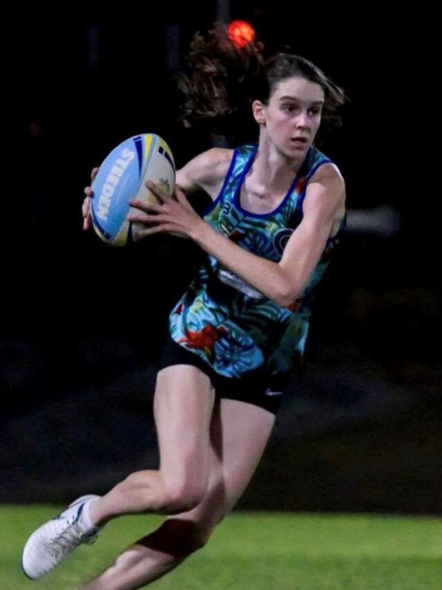 Australian touch football player Hannah Forbes.