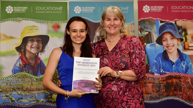 Maddison Lea McCormick was the top Aboriginal NTCET student of 2023. Picture: Pema Tamang Pakhrin