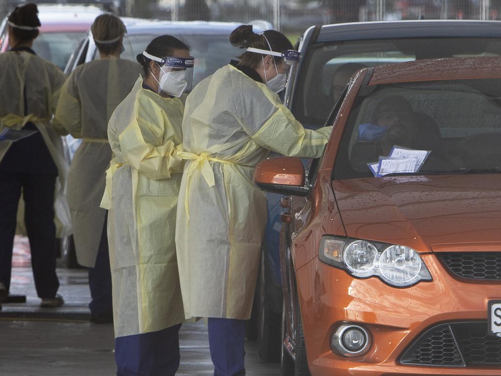 Almost 1000 South Australians are in quarantine, but the Premier said about 90 per cent had returned negative results. Picture: NCA NewsWire / Emma Brasier