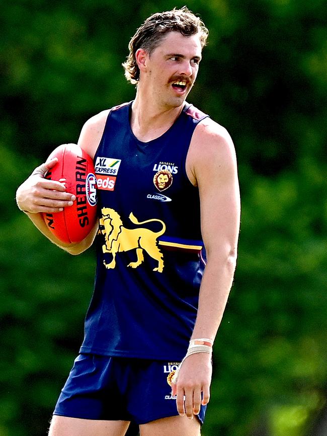 Joe Daniher still has his mo'. (Photo by Bradley Kanaris/Getty Images)