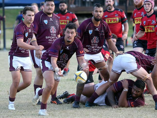 Uni vs. Bulls. Logan Watene. 12 August 2023 Ashmore Picture by Richard Gosling