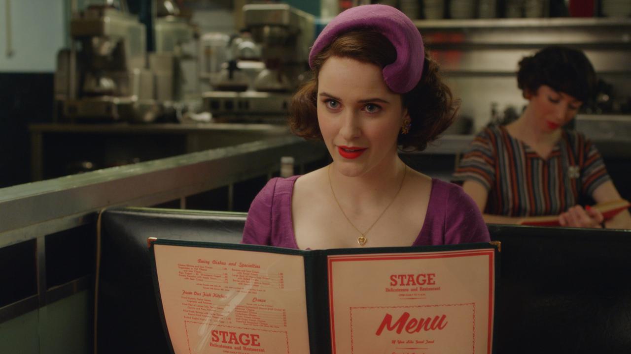 Rachel Brosnahan as Miriam 'Midge' Maisel in Amazon Prime Video comedy series, Marvelous Mrs Maisel. Picture: Supplied