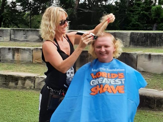 GREATEST SHAVE: Former Lismore Workers Swim Team multiclass swim champion Aidan Yourell raised more than $1900 to shave his locks on March 12, 2021, when he took part on the World's Greatest Save to raise funds for the  Leukaemia Foundation.