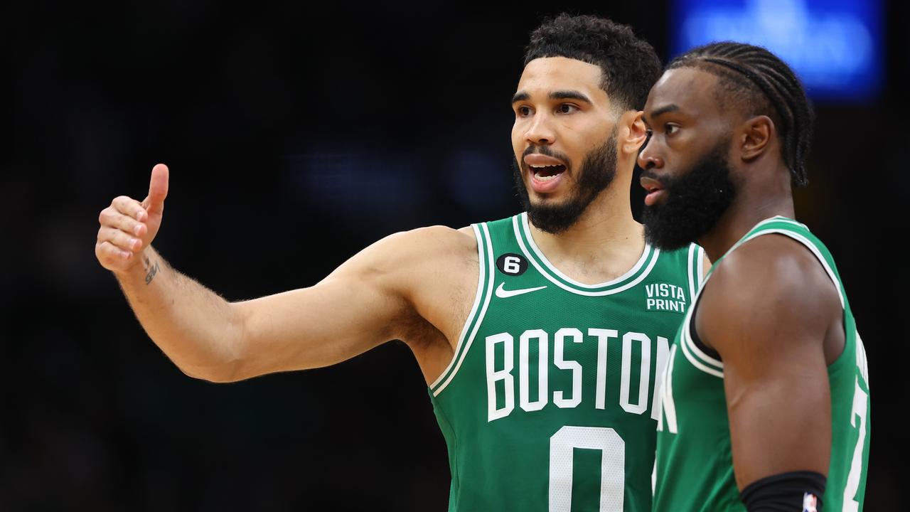 The Celtics are NBA champions. (Photo by Maddie Meyer/Getty Images)