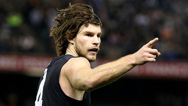 Bryce Gibbs’ future at Carlton will be determined at a Monday board meeting. Picture: Way