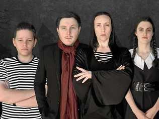 SPOOKY: The Addams Family production will hit the stage this weekend for the Roma Performing Arts production. Picture: Contributed